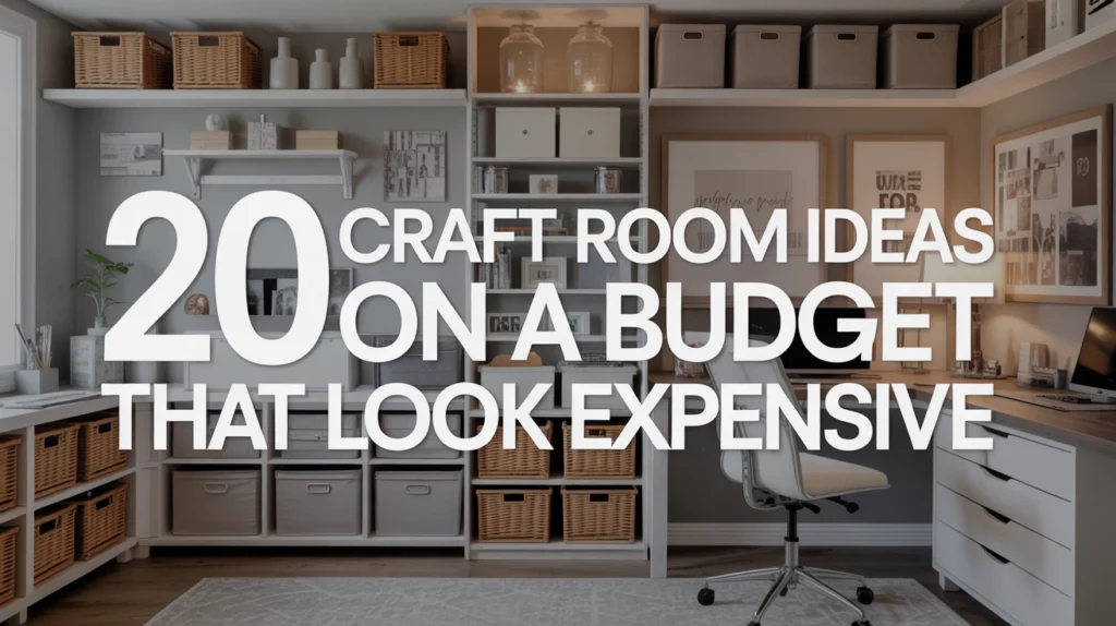 Craft Room Ideas on a Budget That Look Expensive