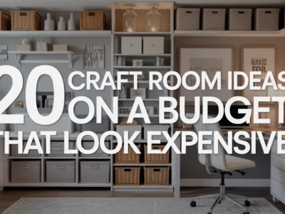 Craft Room Ideas on a Budget That Look Expensive