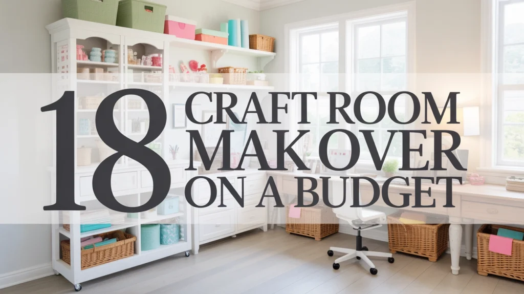 Craft Room Makeover on a Budget