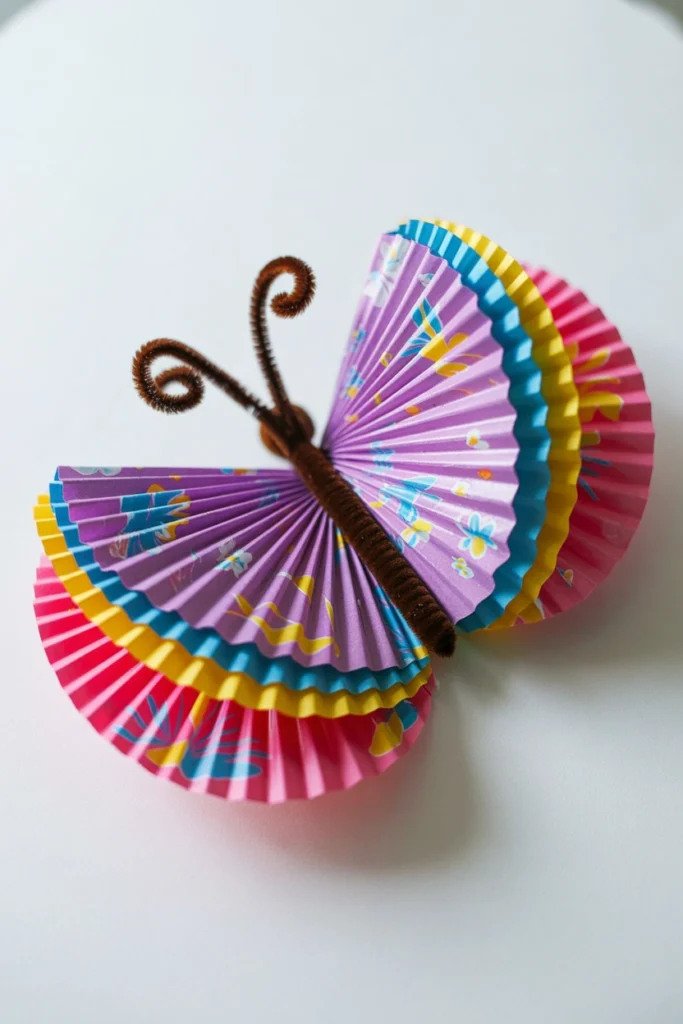 Cupcake Liner Butterflies