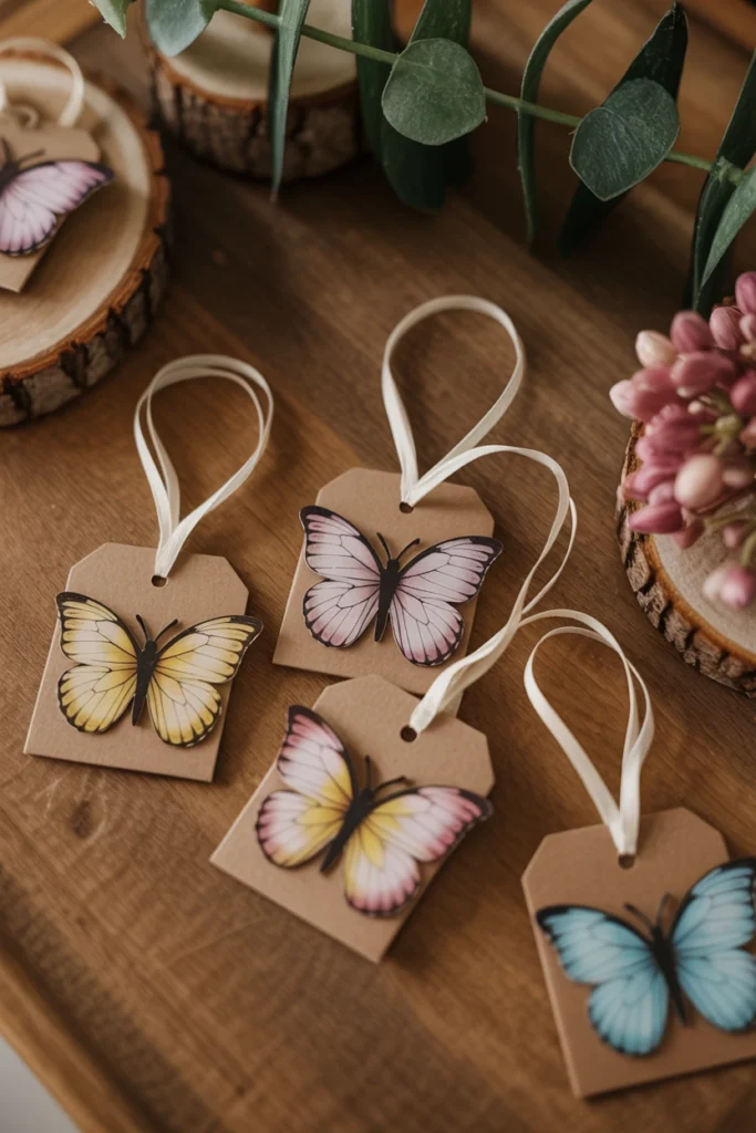 DIY Butterfly Gift Tags