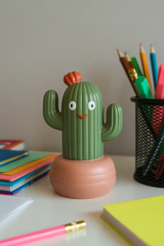 DIY Cactus Pencil Jar