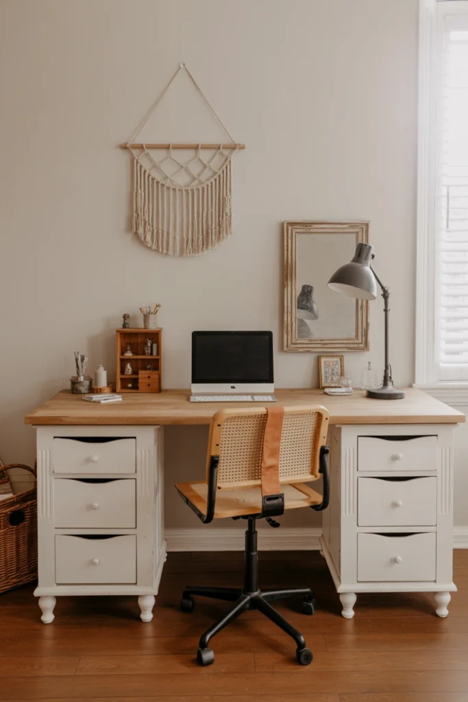 DIY Craft Island from Furniture