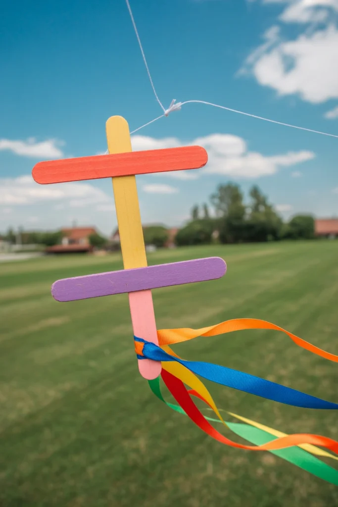 DIY Popsicle Stick Kites