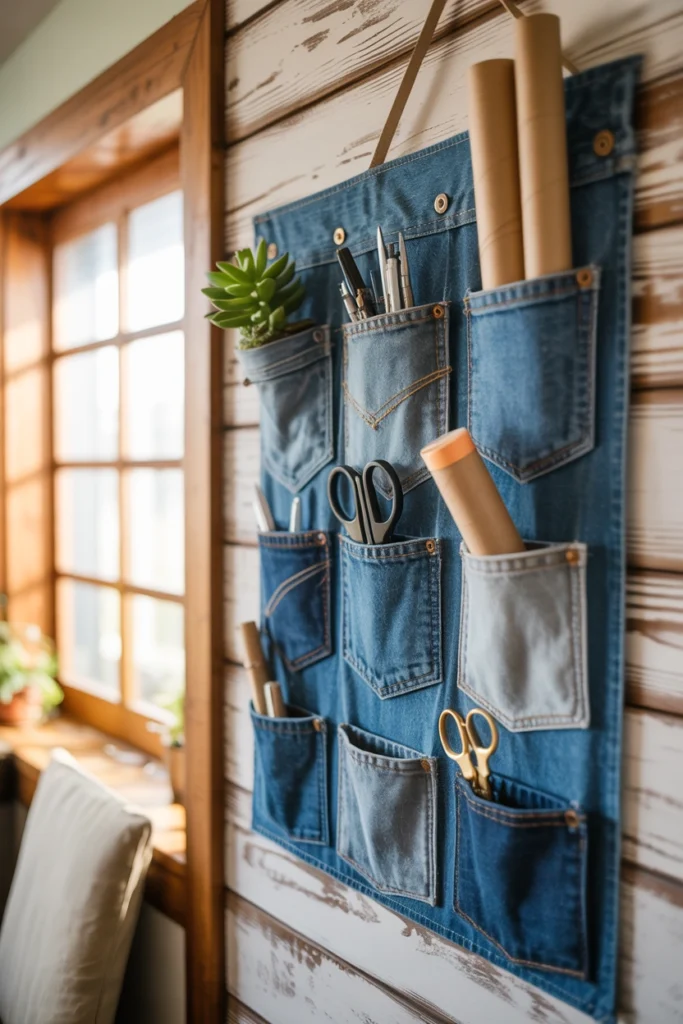 Denim Pocket Organizer
