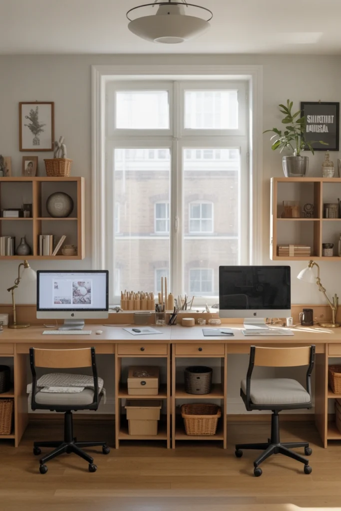 Dual Workstation Floor Plan