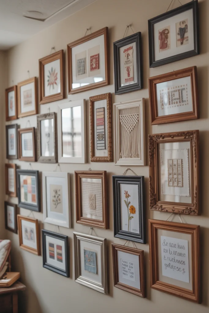 Hang Finished Projects as Decor