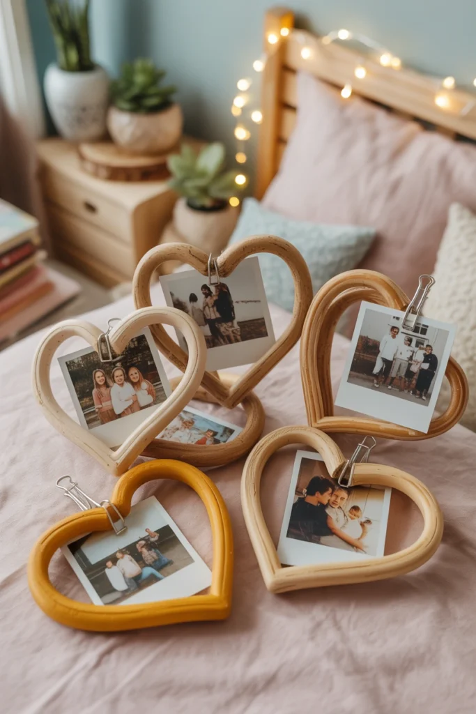 Heart-Shaped Photo Clips