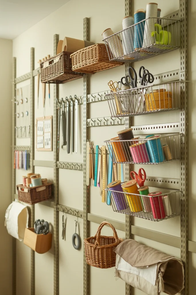 Install Vertical Storage Rails
