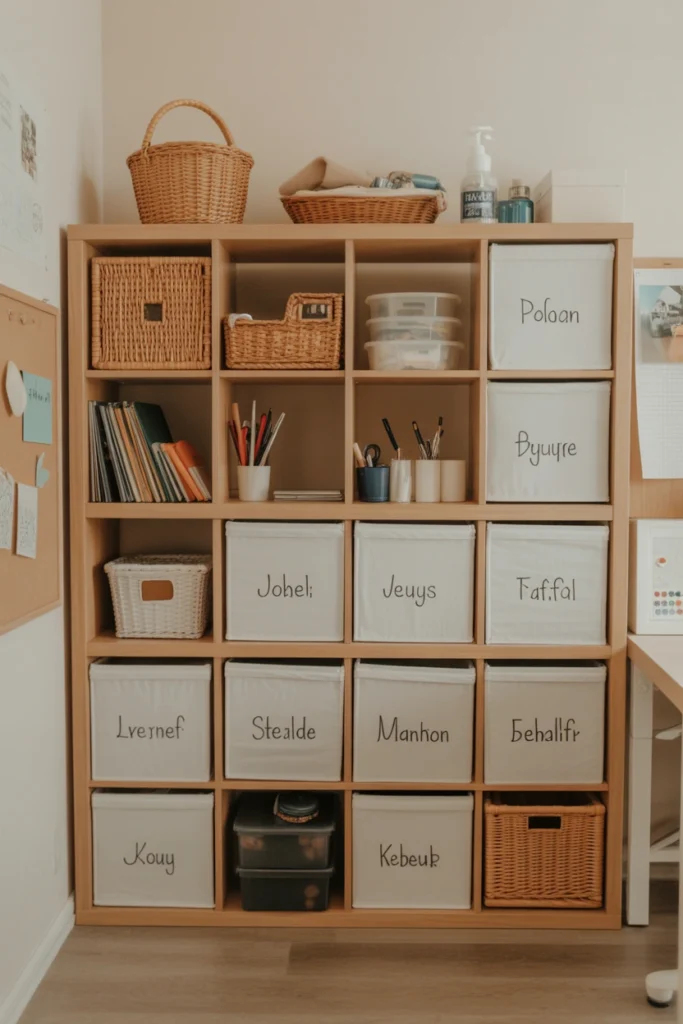 Labeled Storage Cubes