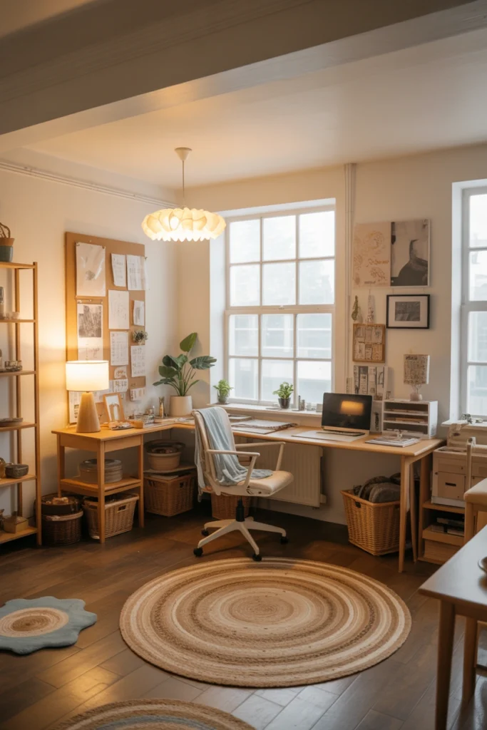 Layered Area Rug Setup