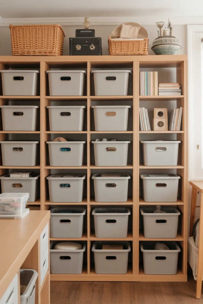 Matching Storage Bins