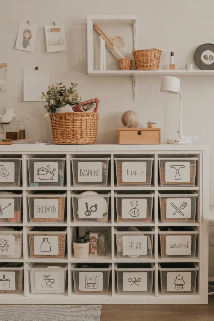 Mini Drawer Labels with Illustrations