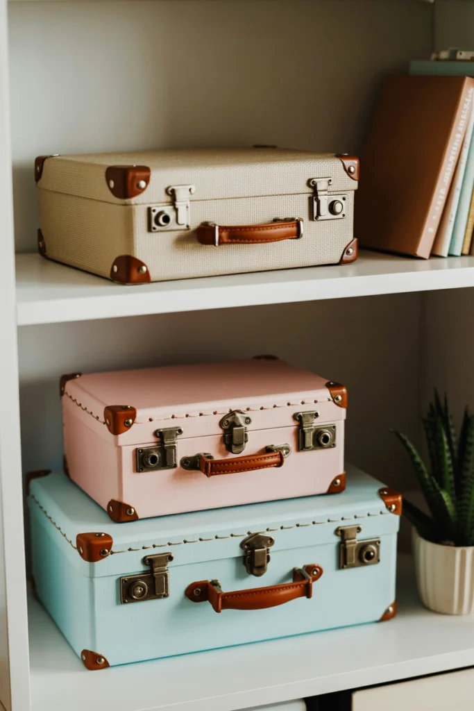 Mini Suitcase Memory Boxes