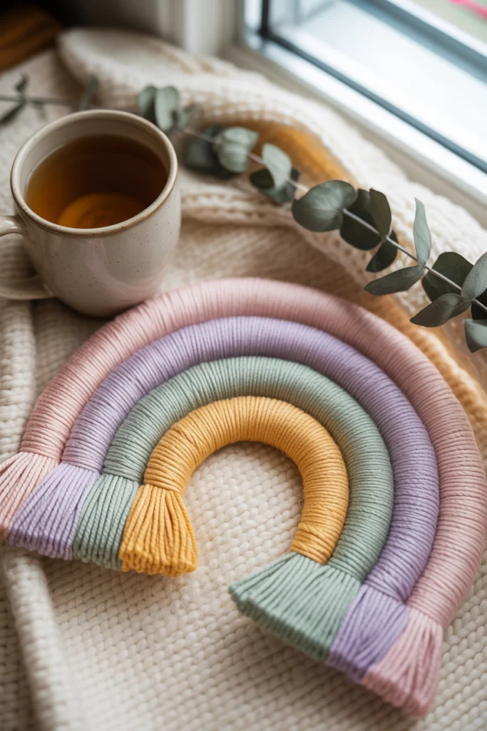 Mini Yarn Rainbows
