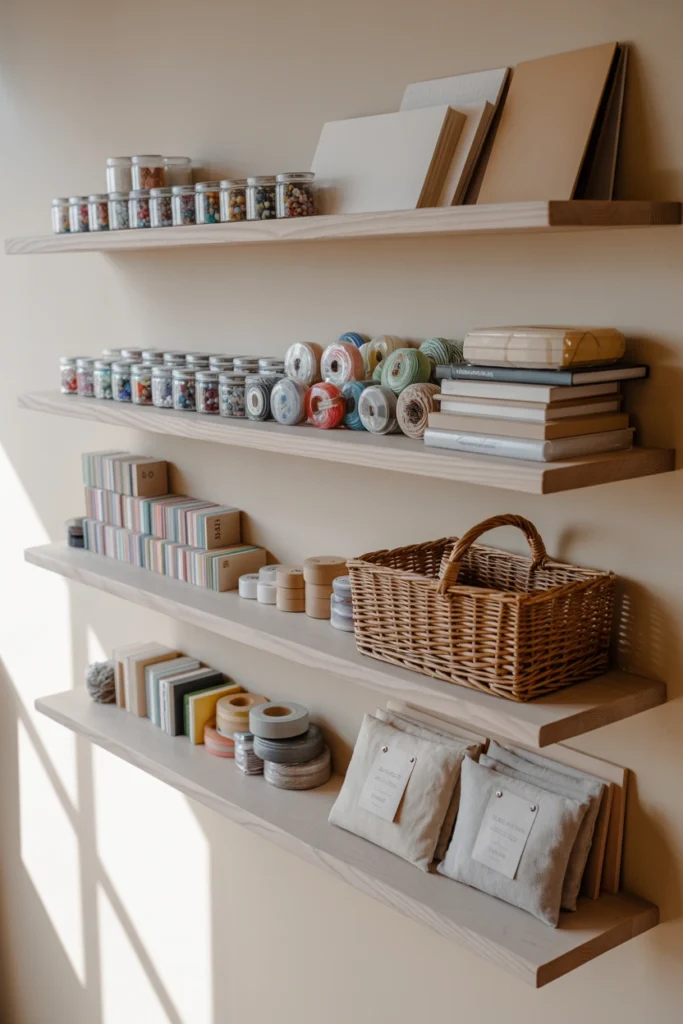 Narrow Floating Shelves