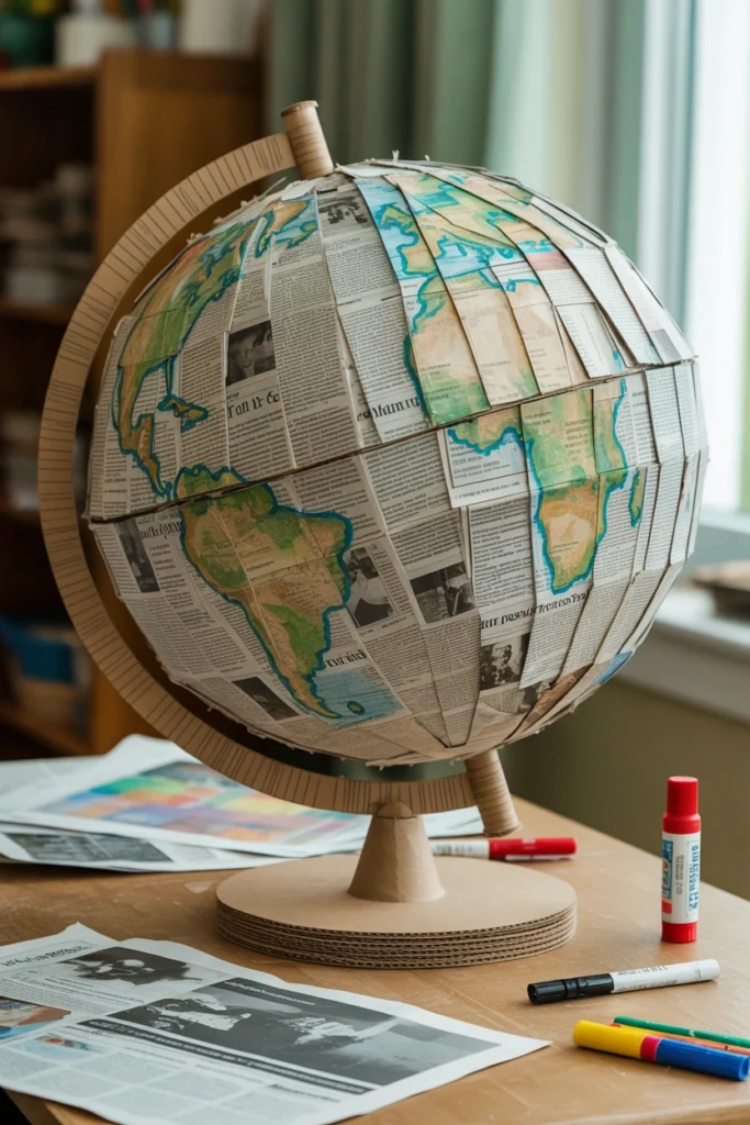 Newspaper World Globe