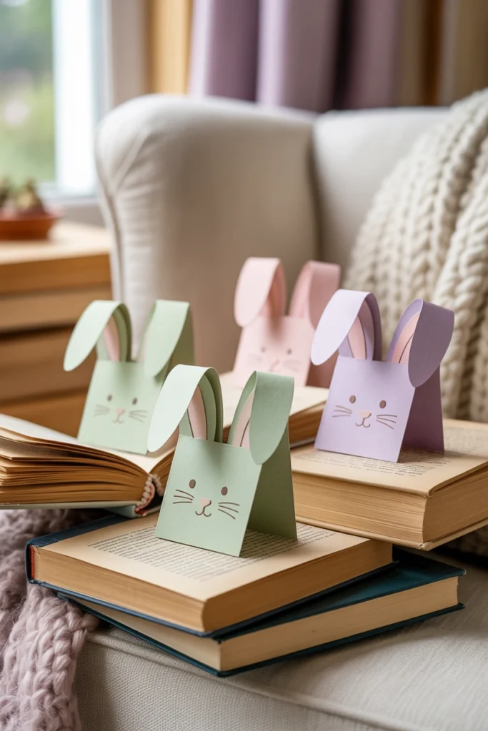 Paper Bunny Bookmarks