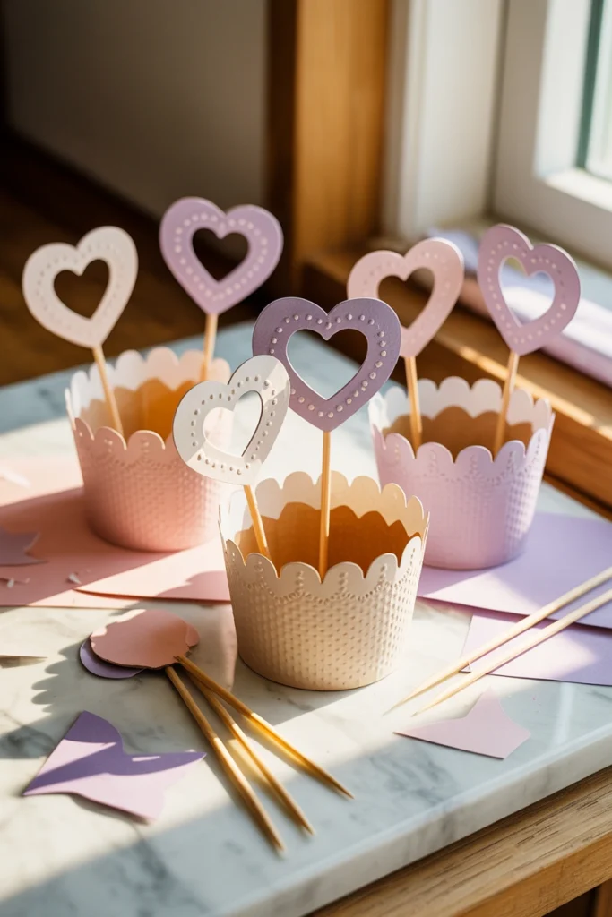 Paper Cupcake Toppers