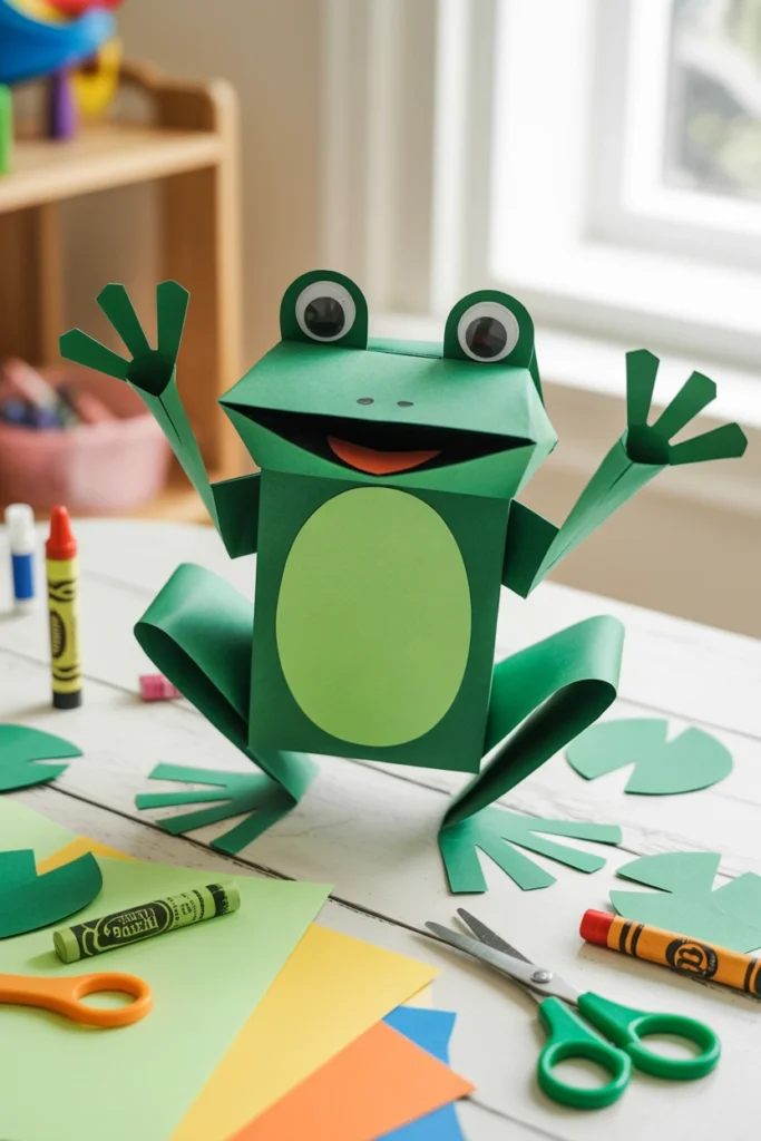 Paper Frog Jumpers
