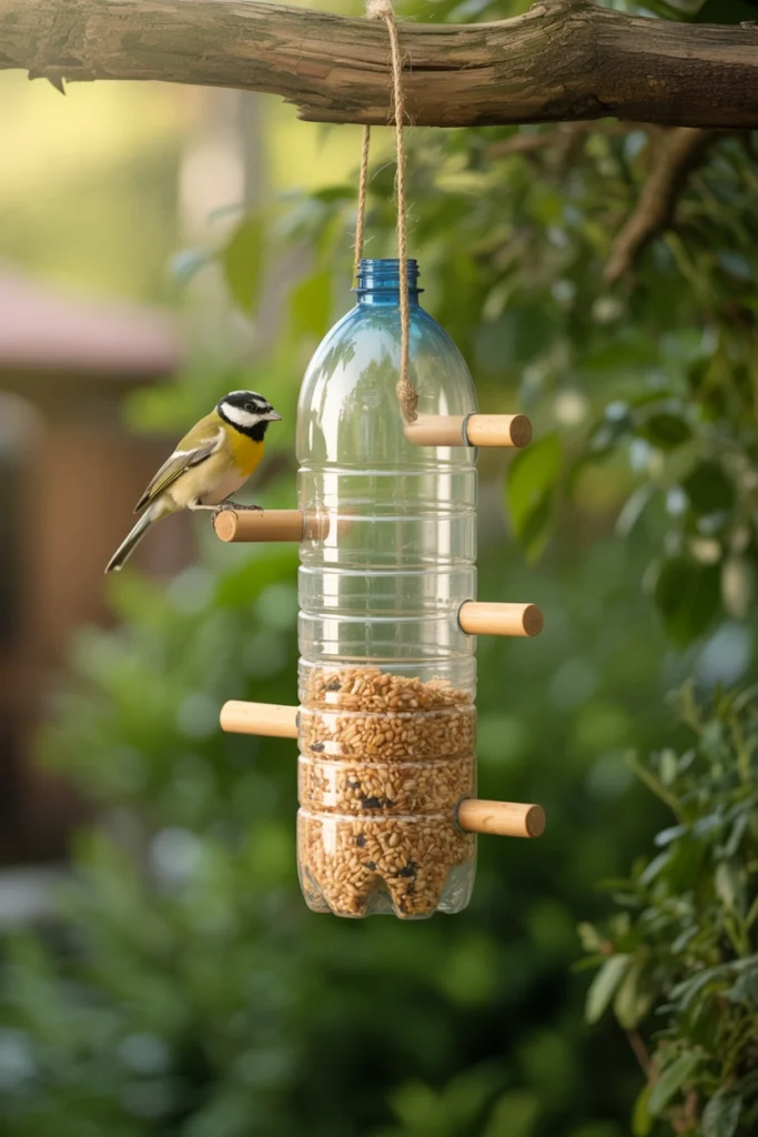Plastic Bottle Bird Feeder