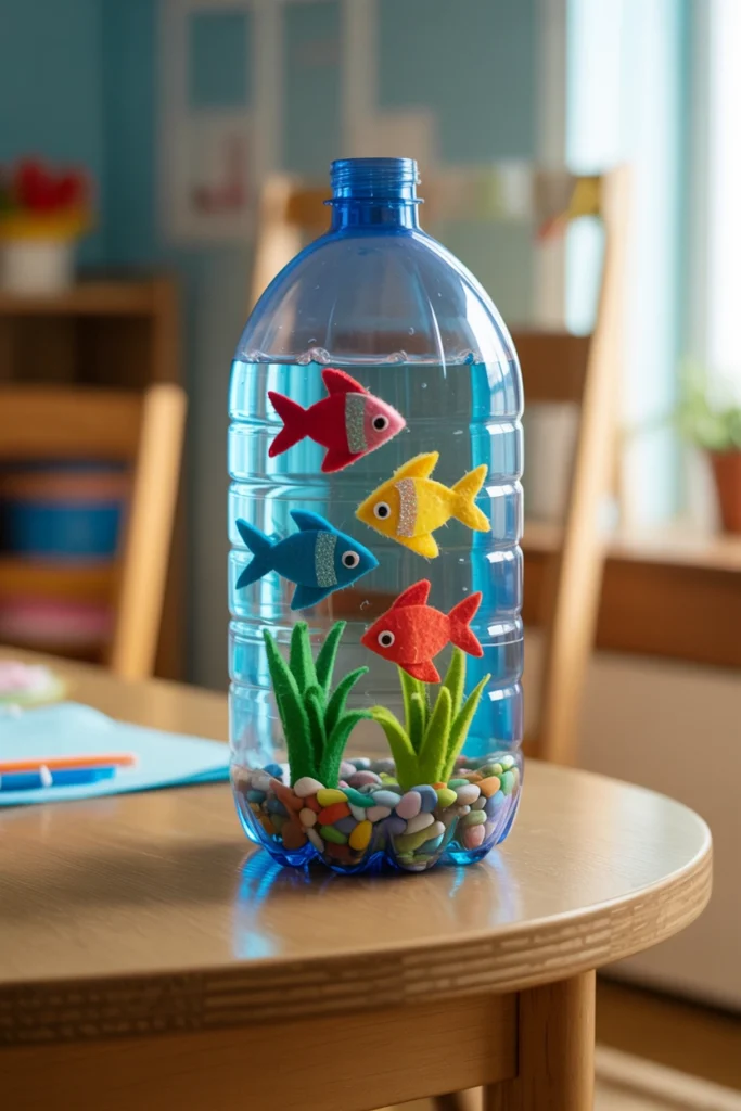 Plastic Bottle Fish Aquarium