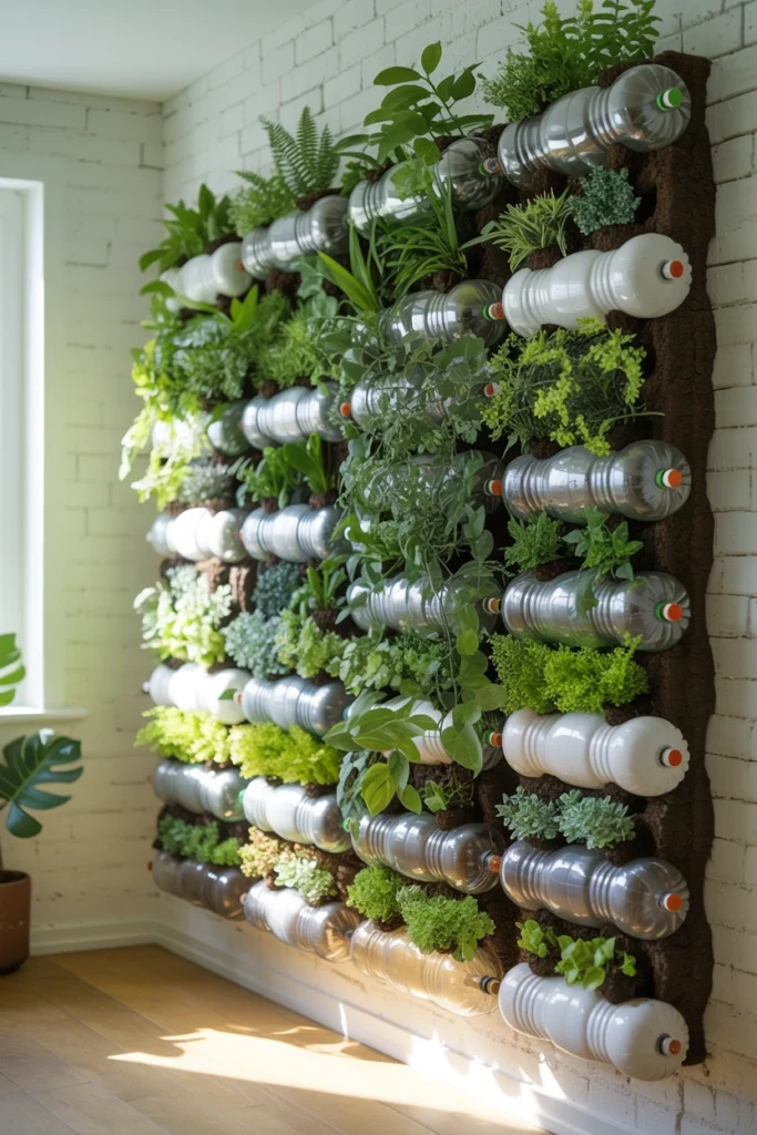 Plastic Bottle Vertical Garden