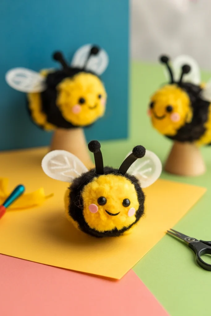 Pom Pom Bumblebees
