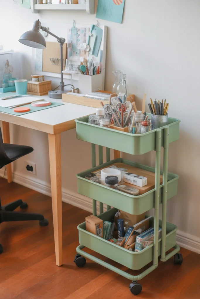 Rolling Supply Cart