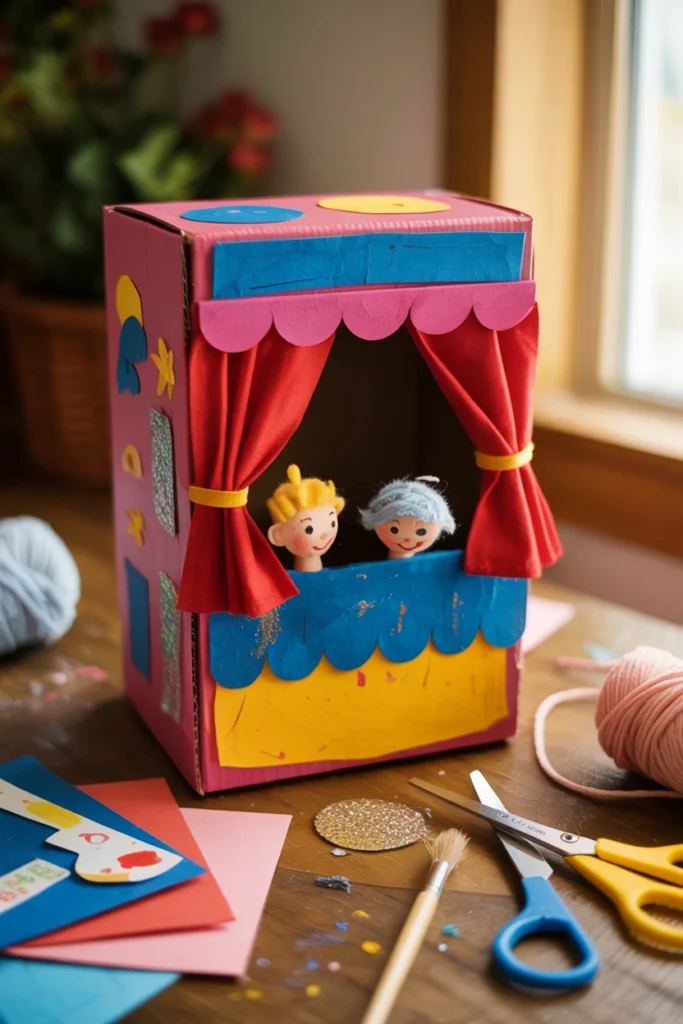Shoebox Puppet Theater