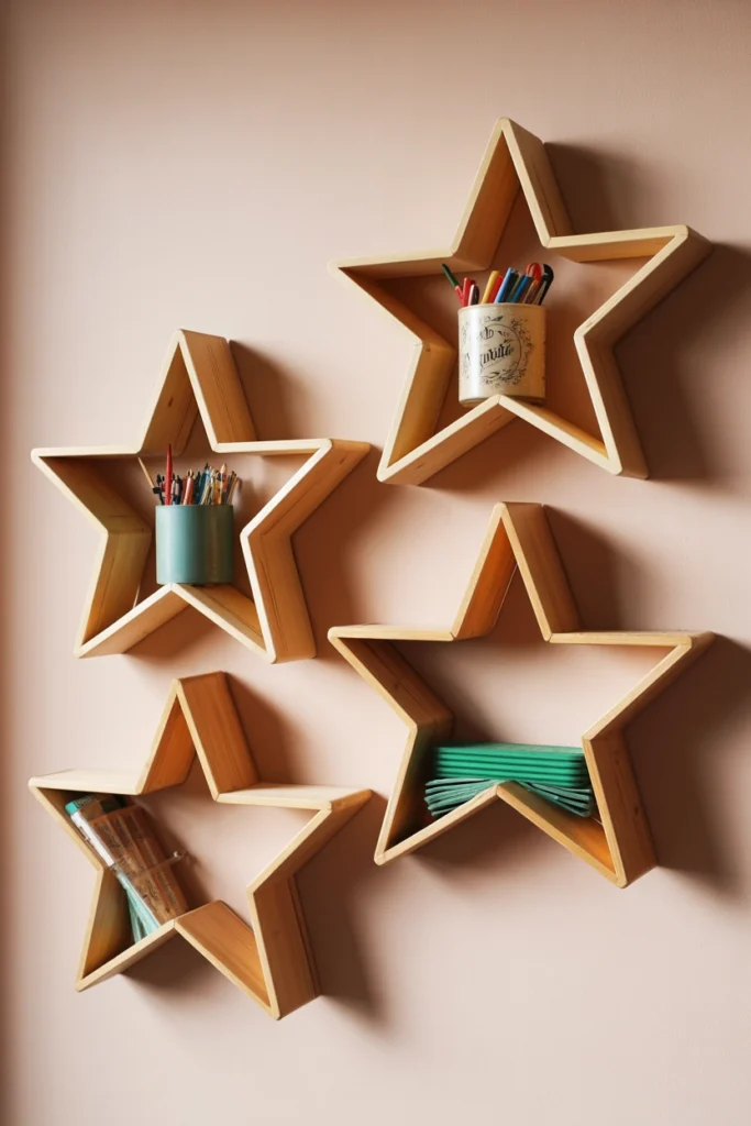 Star-Shaped Wall Containers