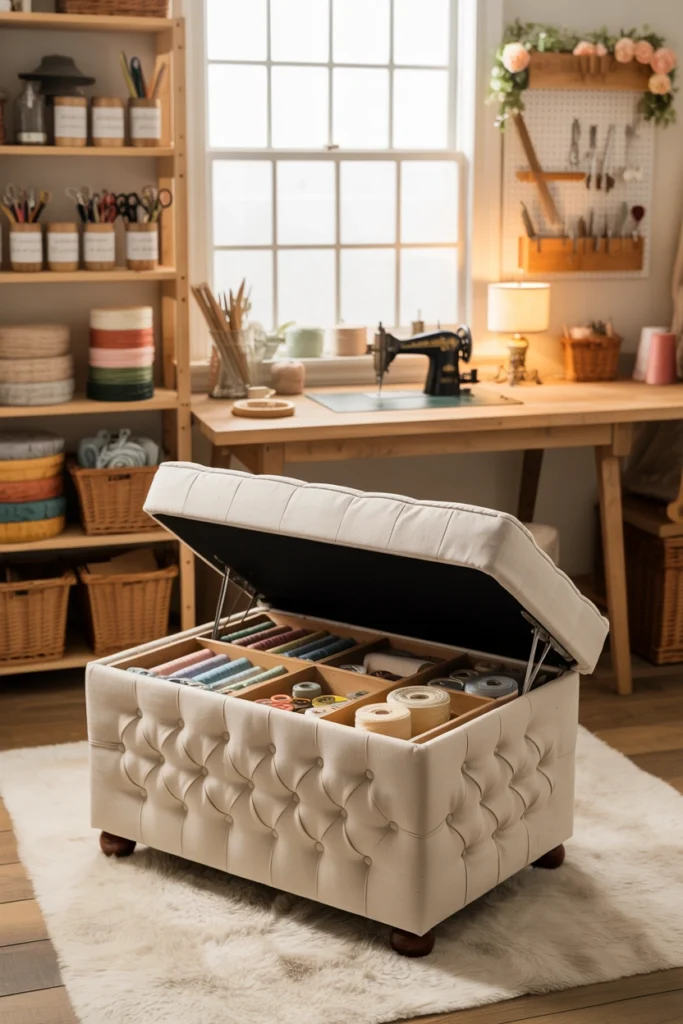 Storage Ottoman Seating