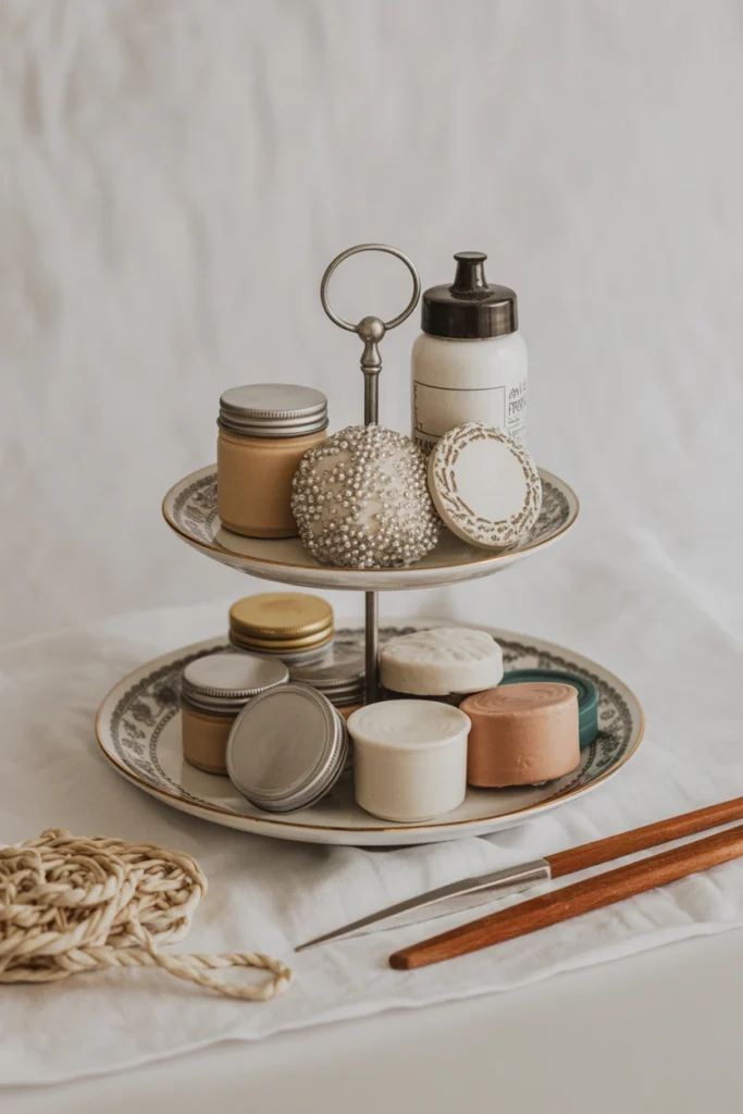 Tiered Dessert Stand Storage