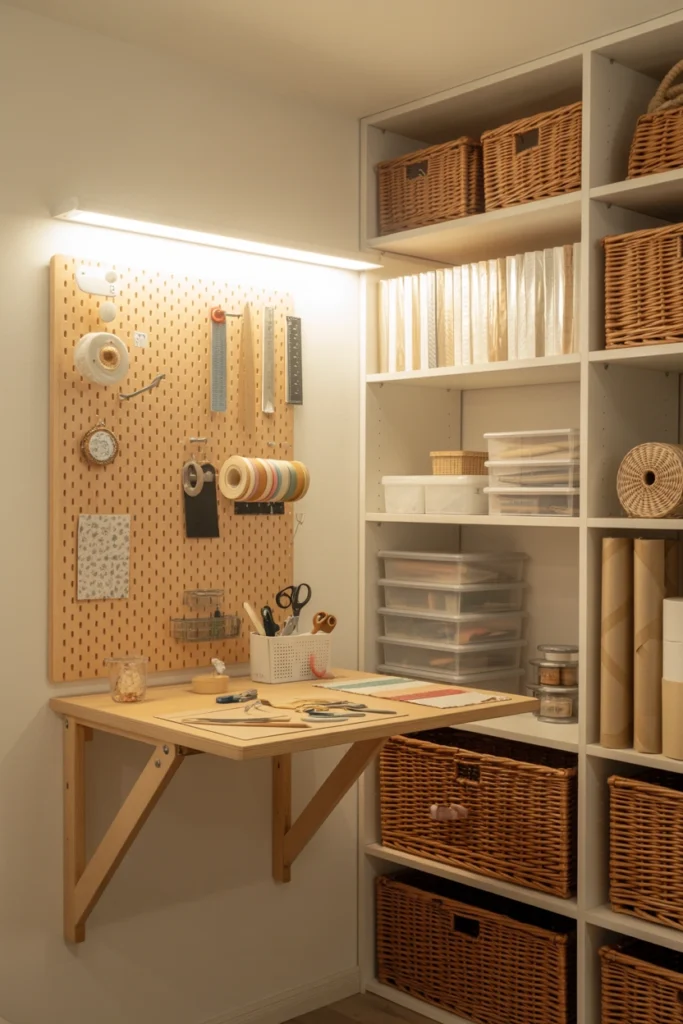 Wall-Mounted Folding Table