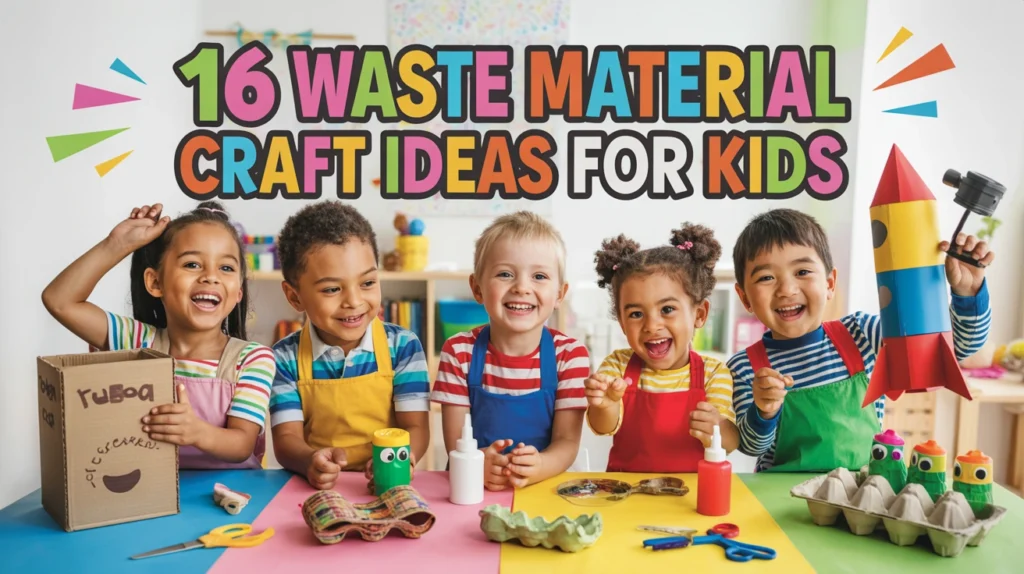 Waste Material Craft Ideas for Kids