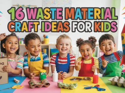 Waste Material Craft Ideas for Kids