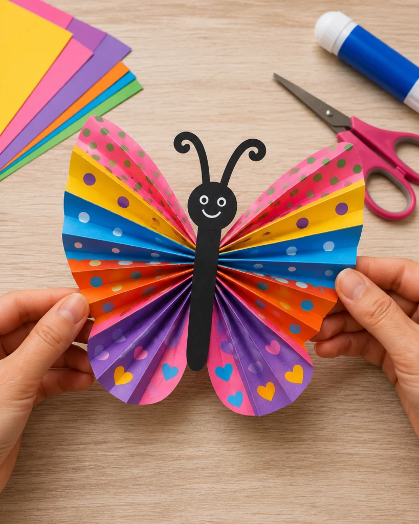 Accordion Paper Butterfly