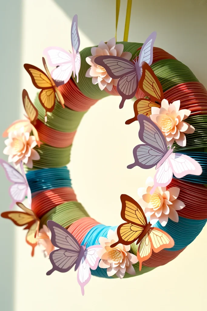 Butterfly Blossom Wreath
