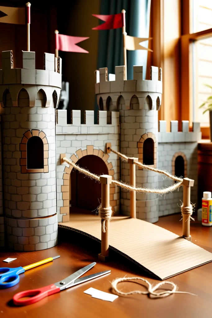 Cardboard Castle Drawbridge