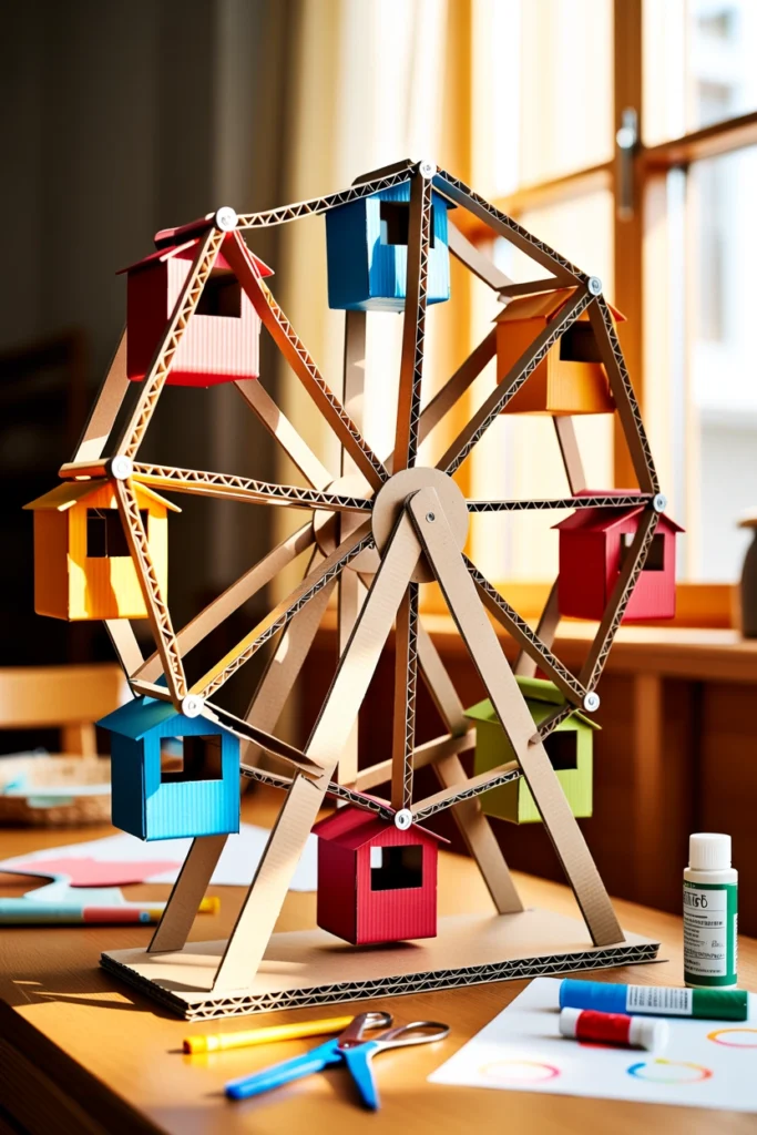 Cardboard Ferris Wheel