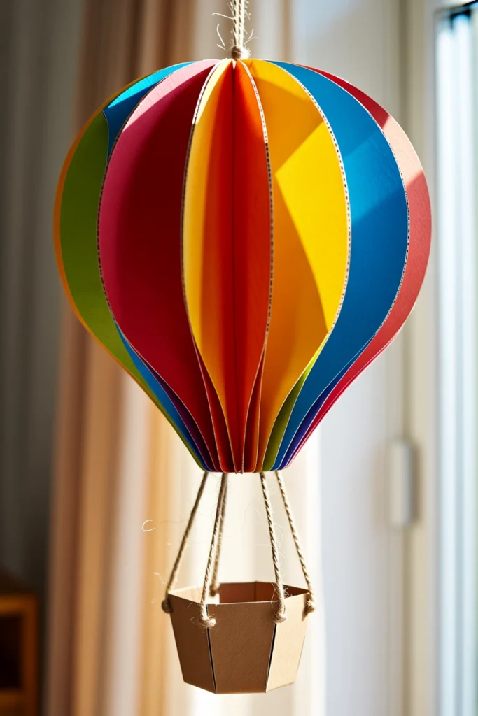 Cardboard Hot Air Balloon