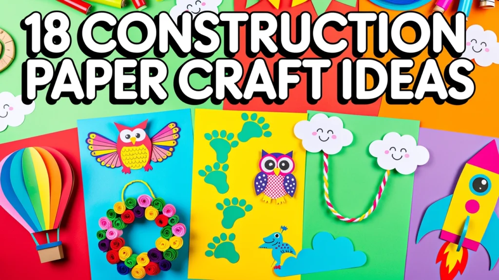 Construction Paper Craft Ideas