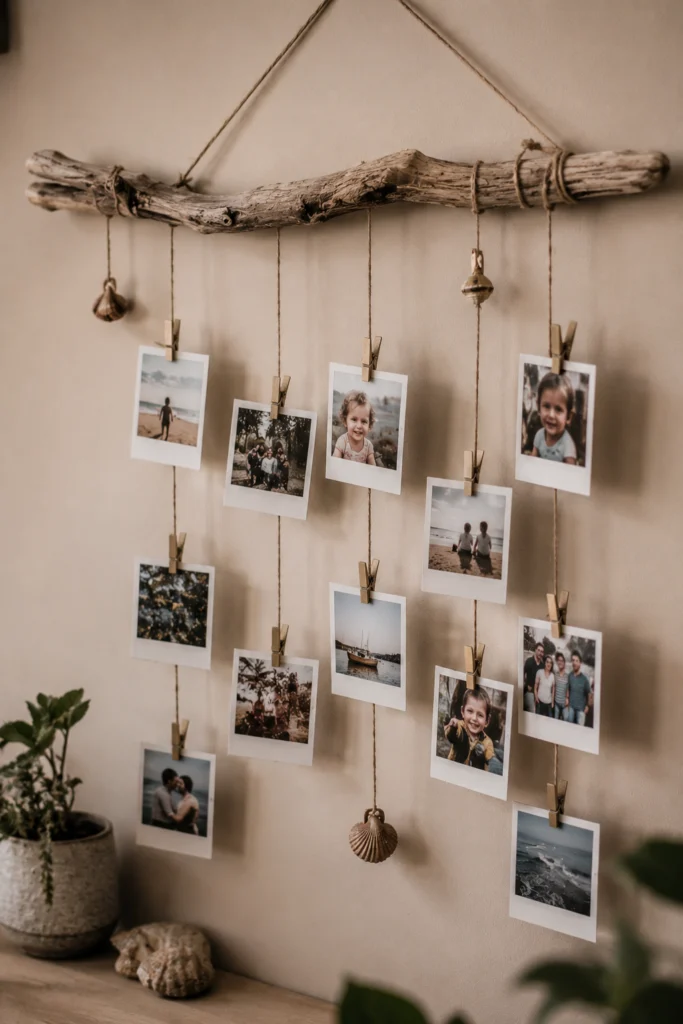 Driftwood Photo Display
