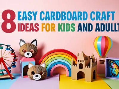 Easy Cardboard Craft Ideas for Kids and Adults