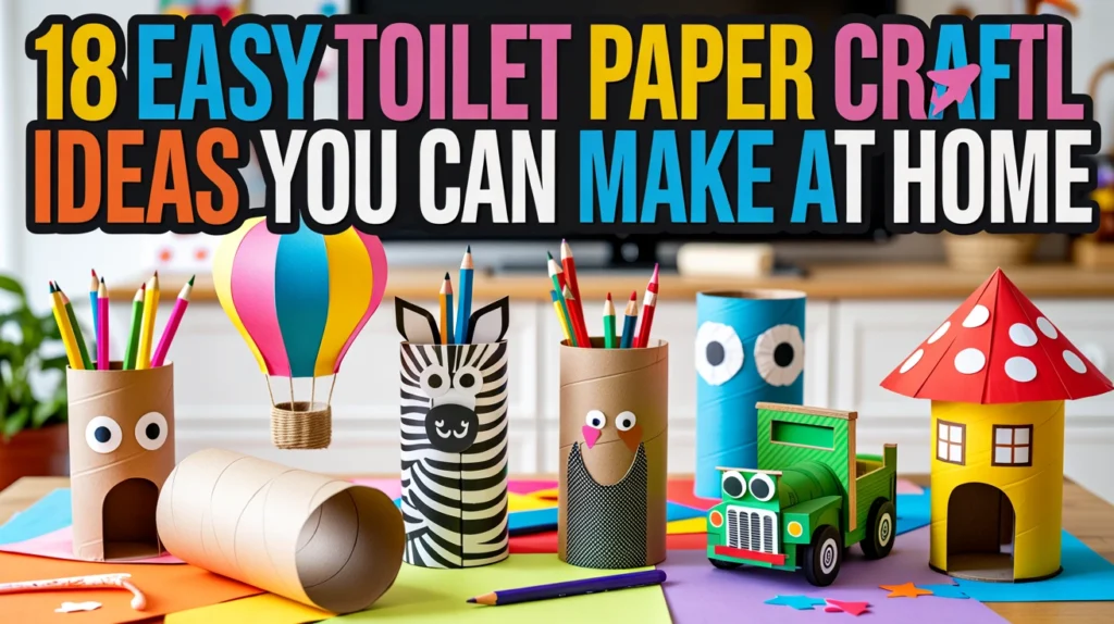 Easy Toilet Paper Roll Craft Ideas You Can Make at Home