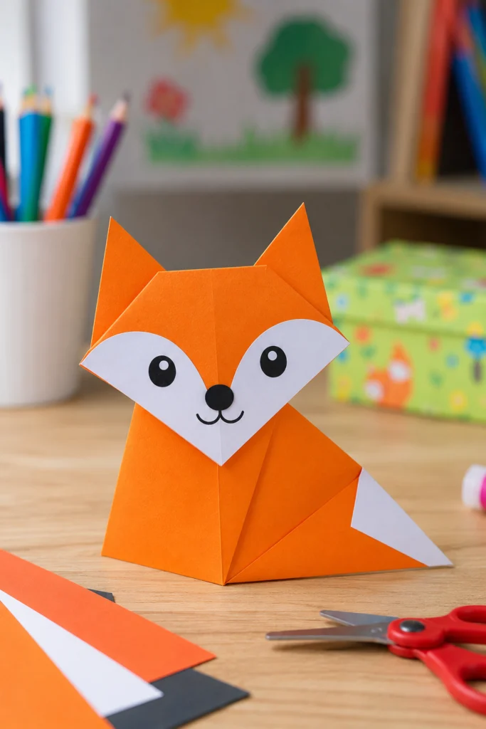 Folded Paper Fox