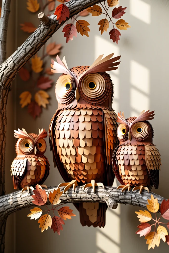 Forest Owl Family