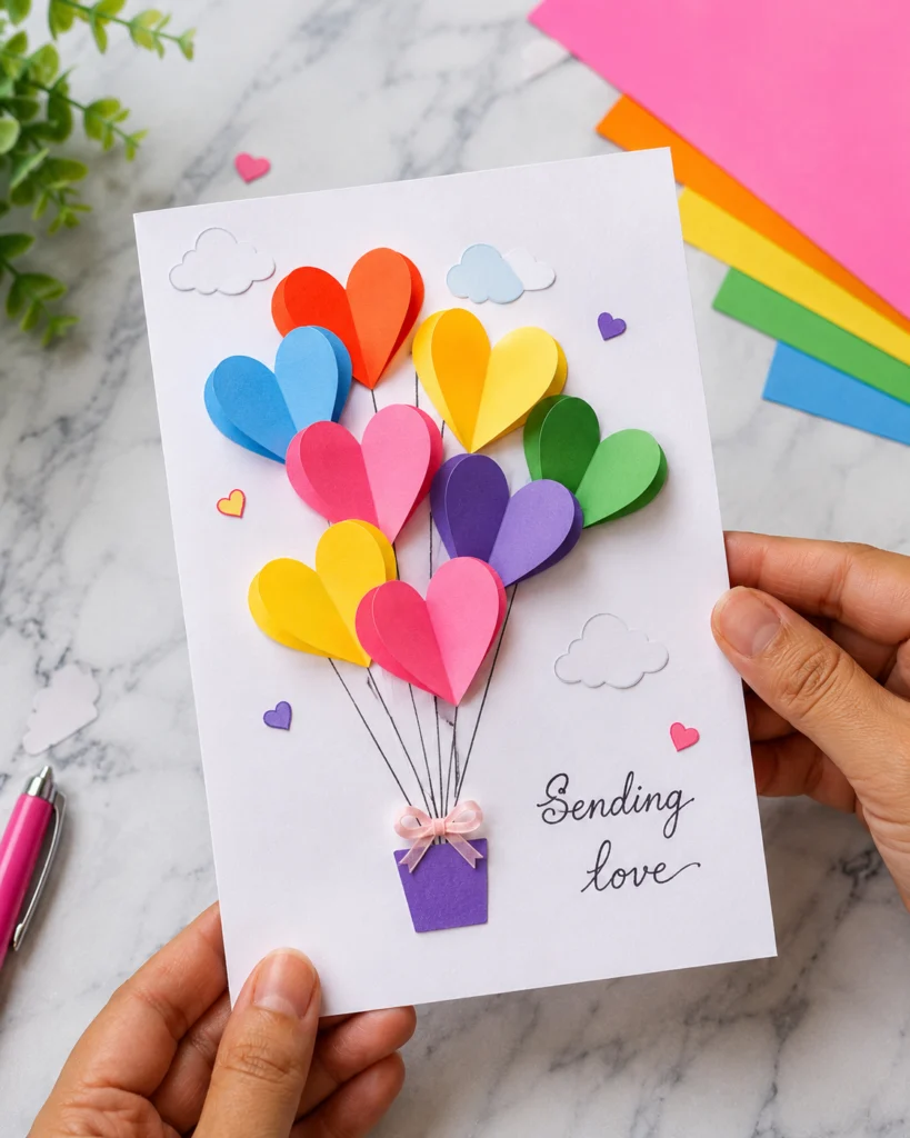 Heart Balloon Card