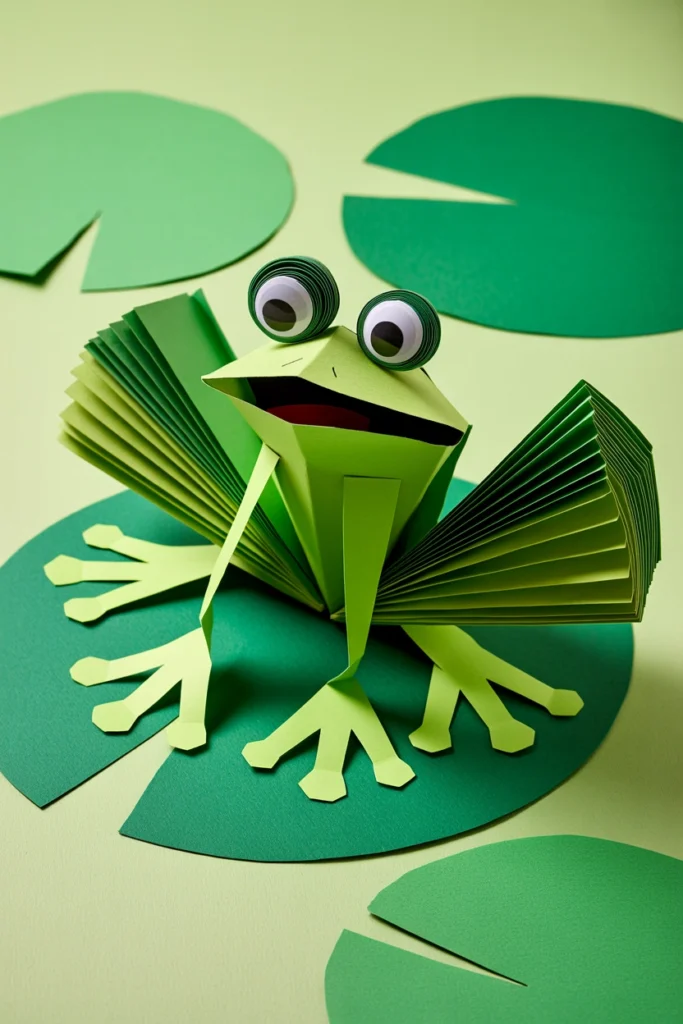 Jumping Frog Puppet