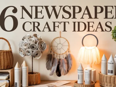 Newspaper Craft Ideas